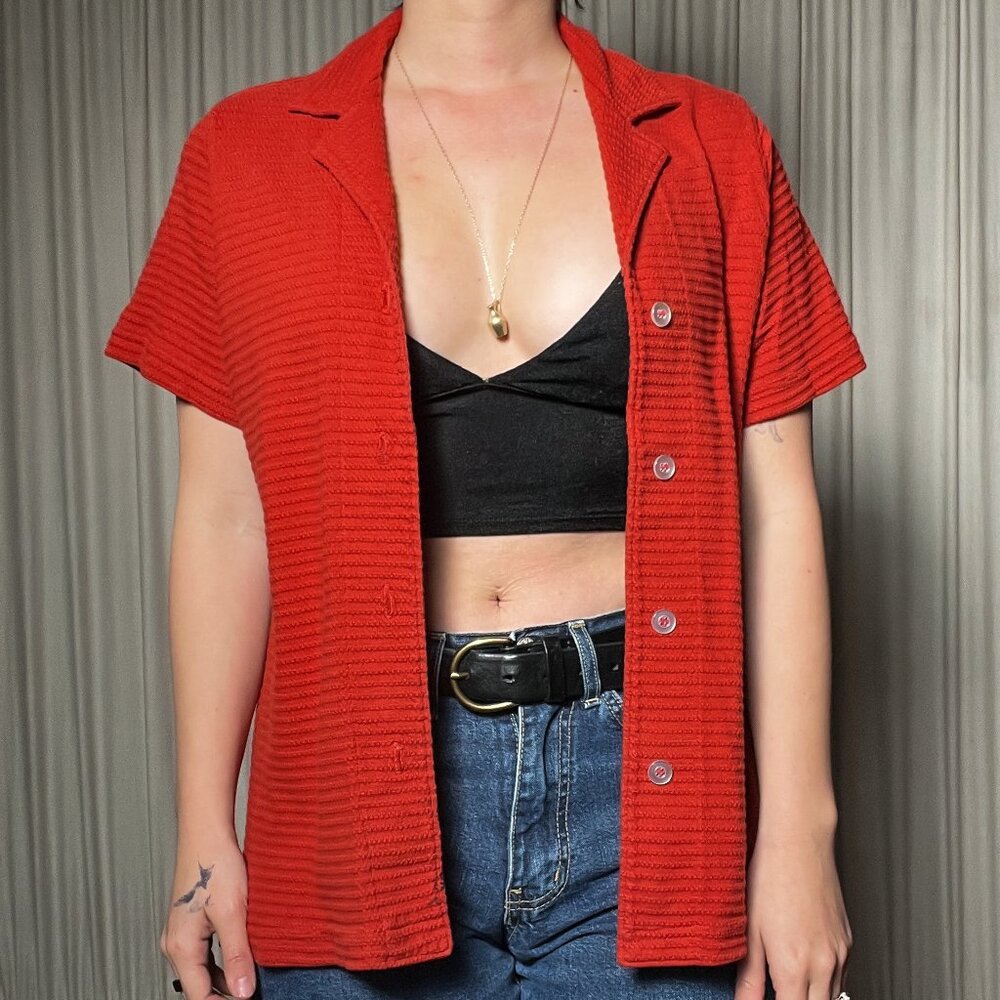 Burnt Orange Blouse